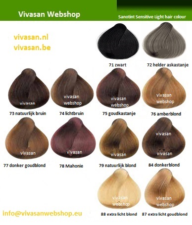 Sanotint Haarverf zonder PPD 81 Medium Natuurlijk Blond - Vivasan Webshop Nederland België * Nederlands