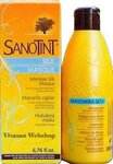 Sanotint Zijdemasker 200ml – haarverzorgingsproduct met zijdeproteïne, biotine en vitamine B5 in elegante gouden verpakking,