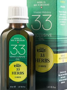 33 kruidenolie Vivasan 50ml