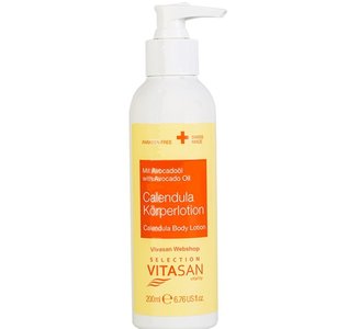 Calendula (goudsbloem) Avocado lotion Vivasan 200ml