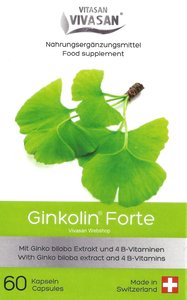 Ginkolin Forte 60 capsules Vivasan 