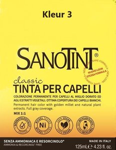 Sanotint Haarverf Classic Natuurlijk bruin (nr.3) 125ml