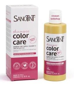 Sanotint Colorcare Shampoo - Intensieve kleurbescherming voor geverfd haar - 200ml