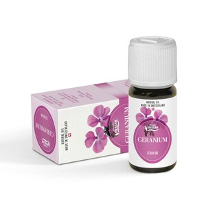 Geranium Olie Vivasan – Balancerende Etherische Olie voor Huidverzorging & Aromatherapie – 10 ml 