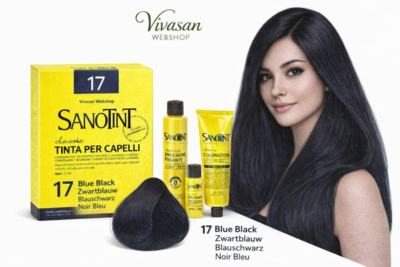 Sanotint Haarverf Classic BLAUW ZWART  (nr.17) 125ml 
