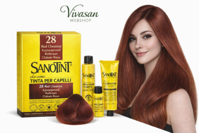 Sanotint Haarverf Classic KASTANJE ROOD  (nr.28) 125ml