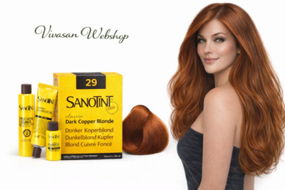Sanotint Haarverf Classic DONKER KOPER BLOND  (nr.29) 125ml