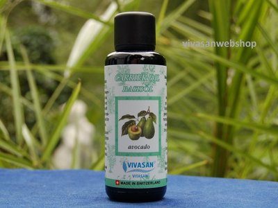 Avocado massage-olie Vivasan 50 ml 