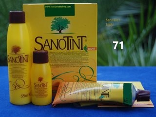 Sanotint Sensitive haarverf zonder PPD, Zwart (nr.71) 125ml