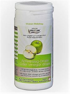 Appelazijn-drops 50 stuks 75g lichaamszuivering en afslanking - Vivasan